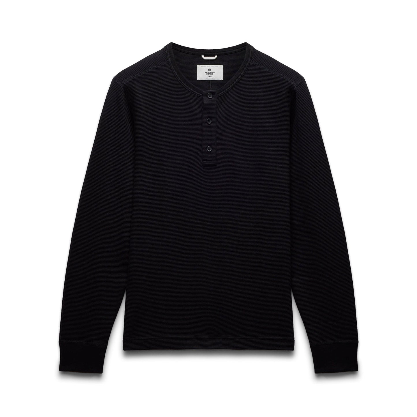 Lightweight Waffle Standard Henley