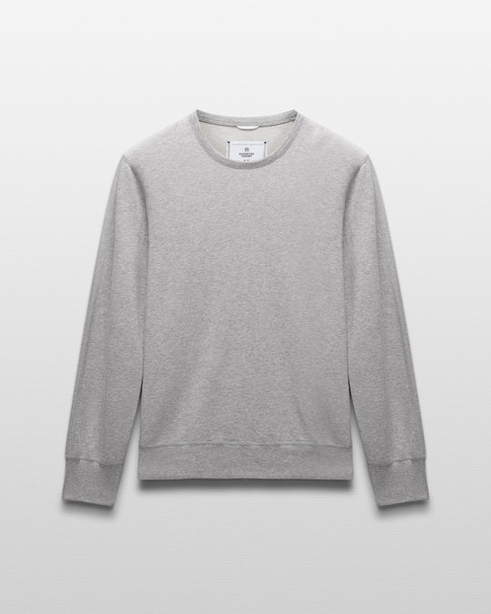 Lightweight Terry Slim Crewneck
