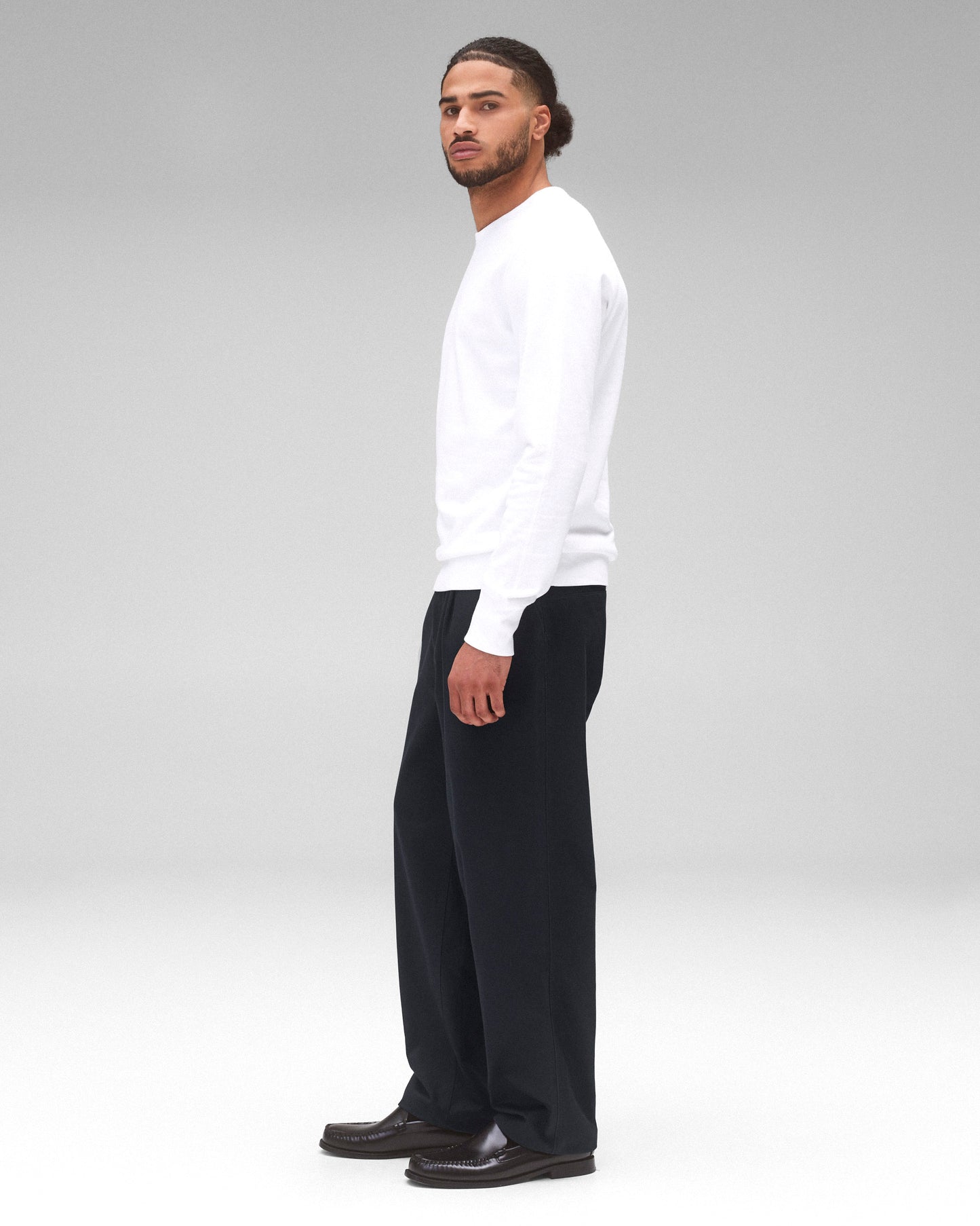 Lightweight Terry Slim Crewneck - Vault