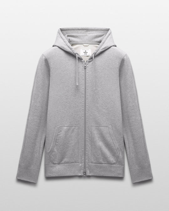Midweight Terry Slim Zip Hoodie