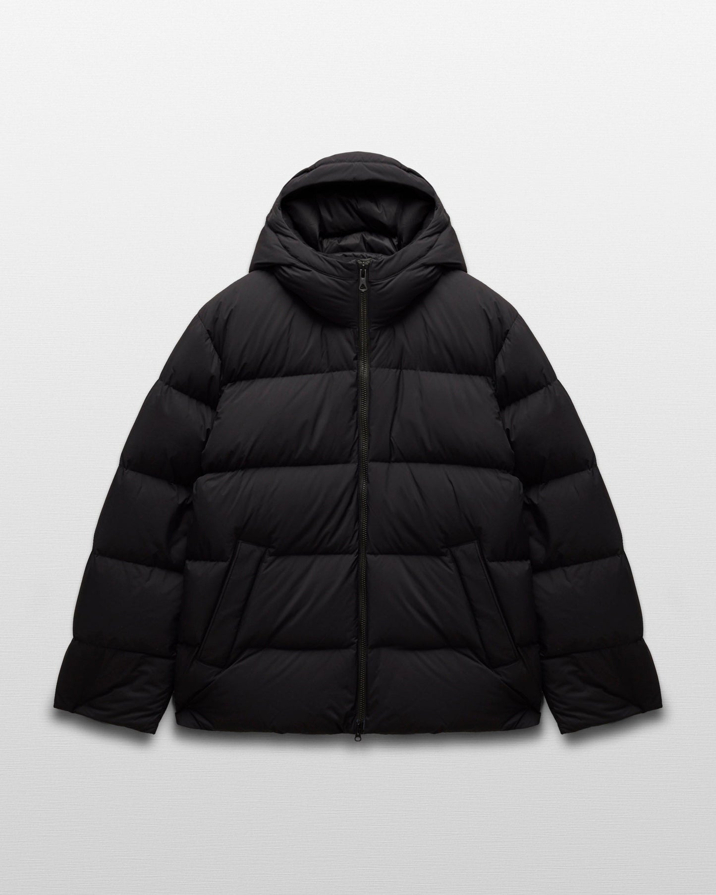 Matte Ripstop Franchise Hooded Down Jacket