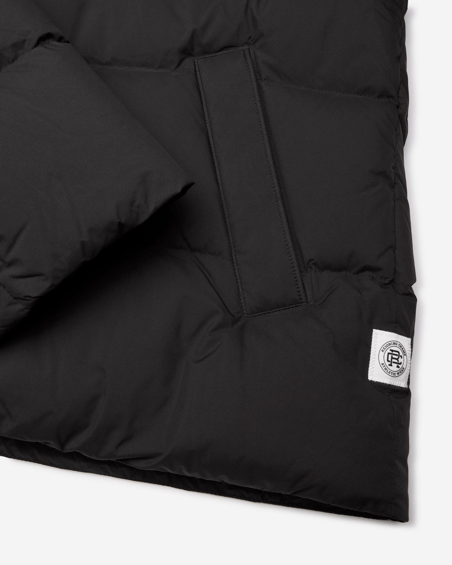 Matte Ripstop Franchise Hooded Down Jacket