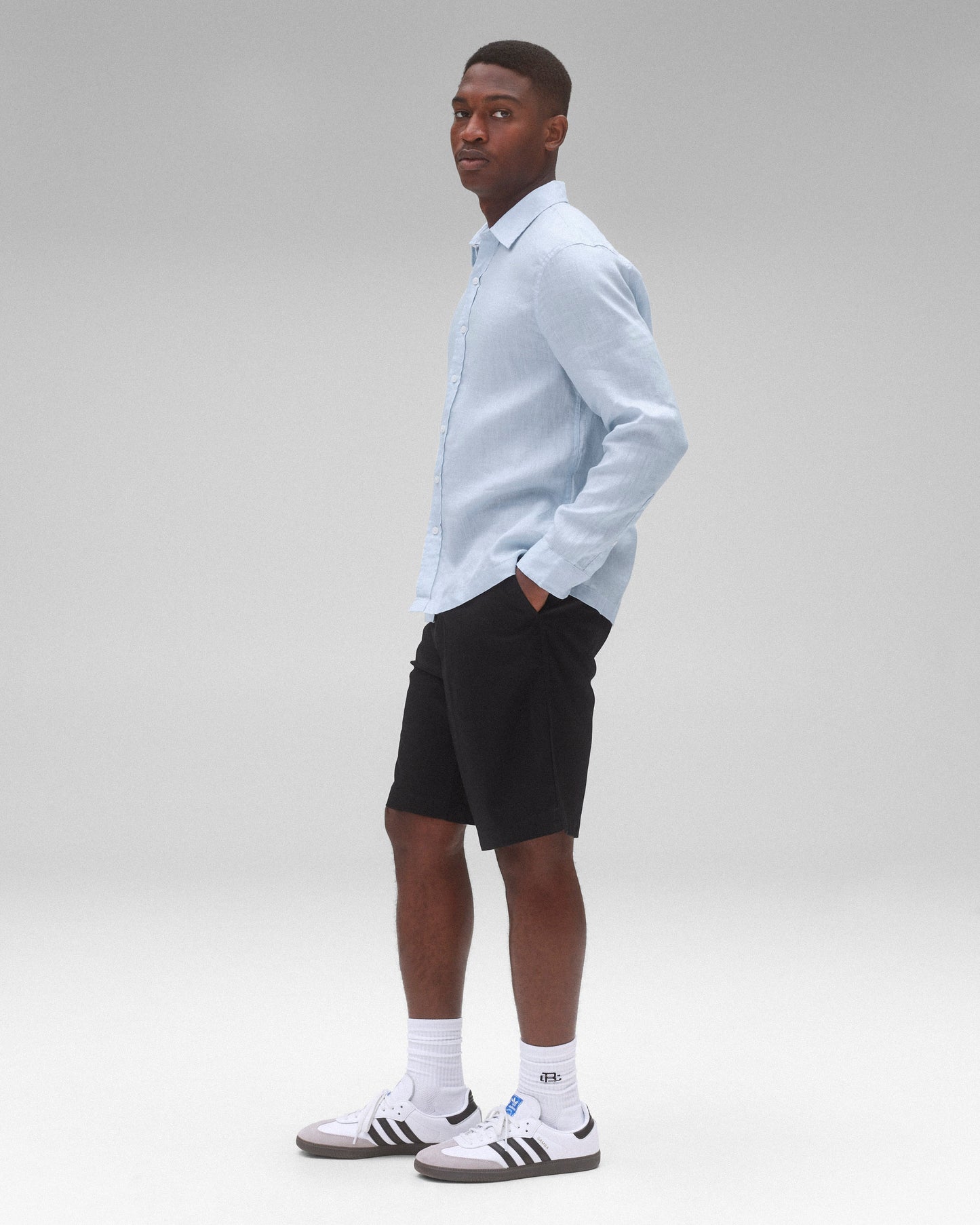 Solotex Linen Pavilion Relaxed Short 10"