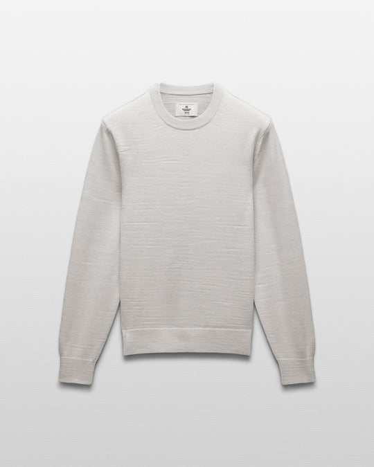 Cotton Slub Laurel Crewneck