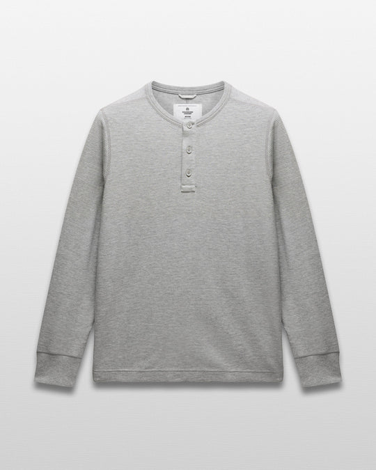 Lightweight Waffle Standard Henley