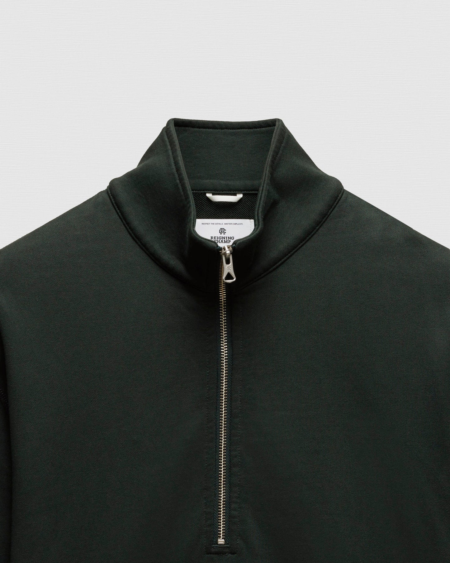 Midweight Terry Standard Half Zip Sweatshirt