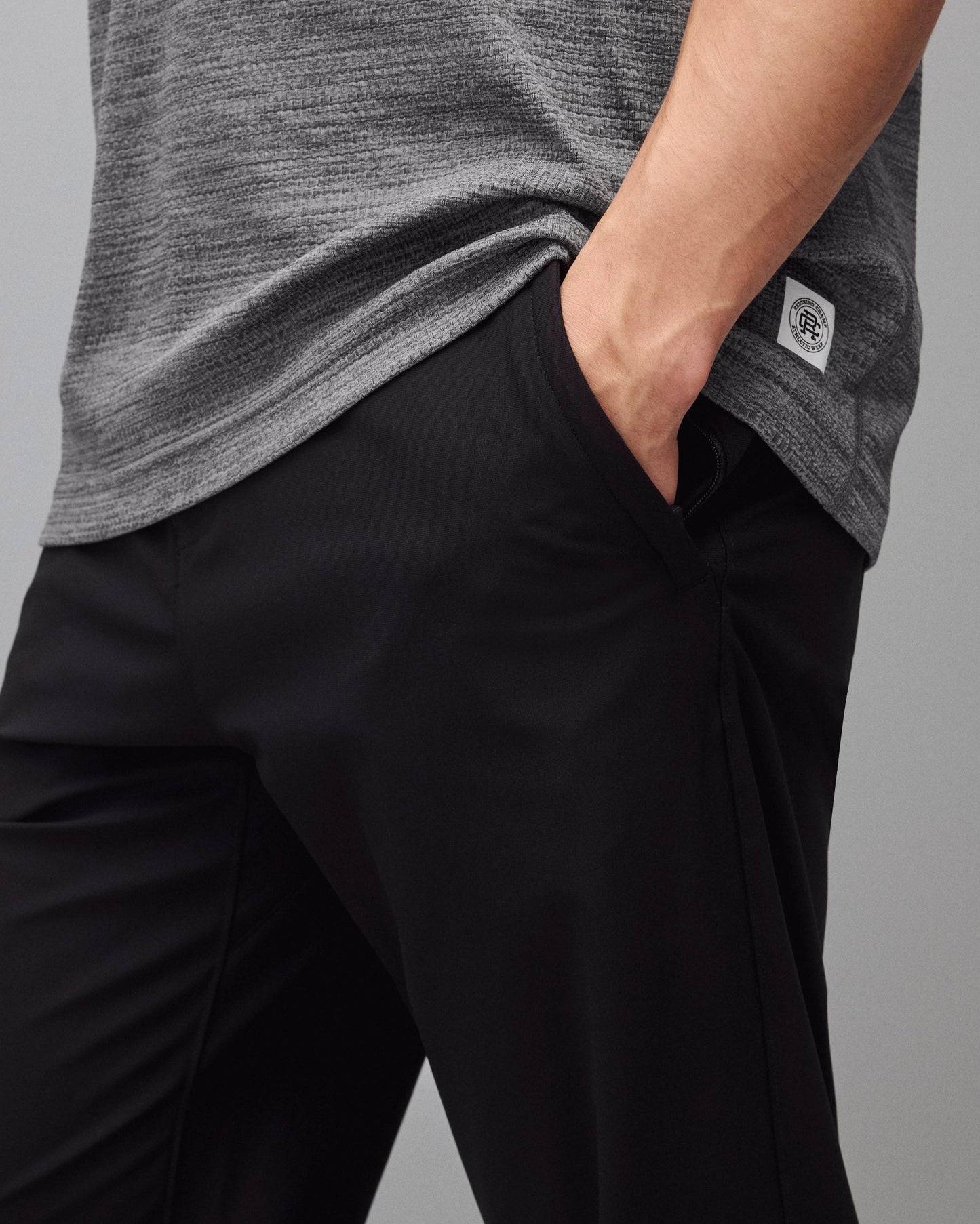 Stretch Warp Knit Coach's Slim Pant Shorter