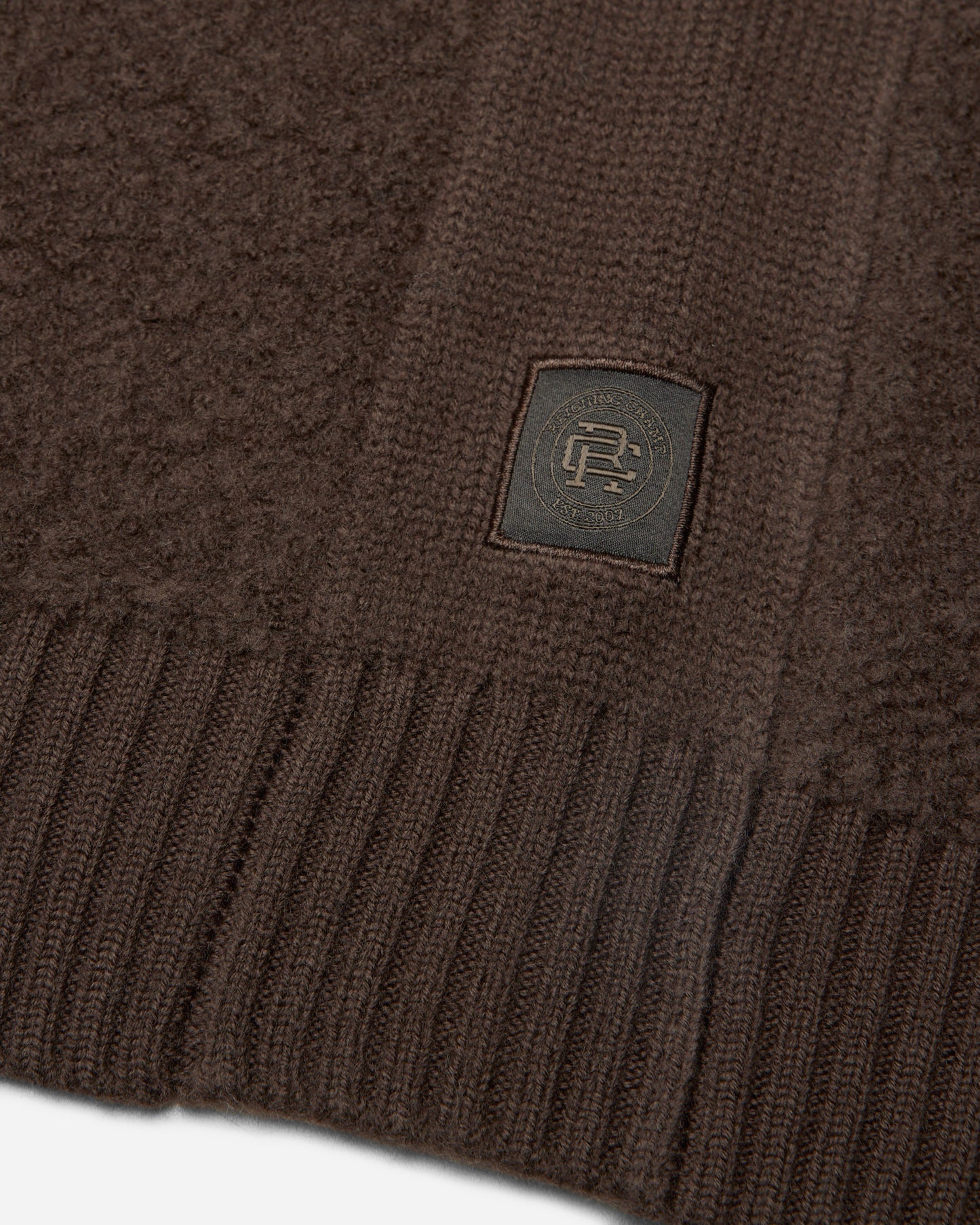 Textured Boucle Turf Crewneck
