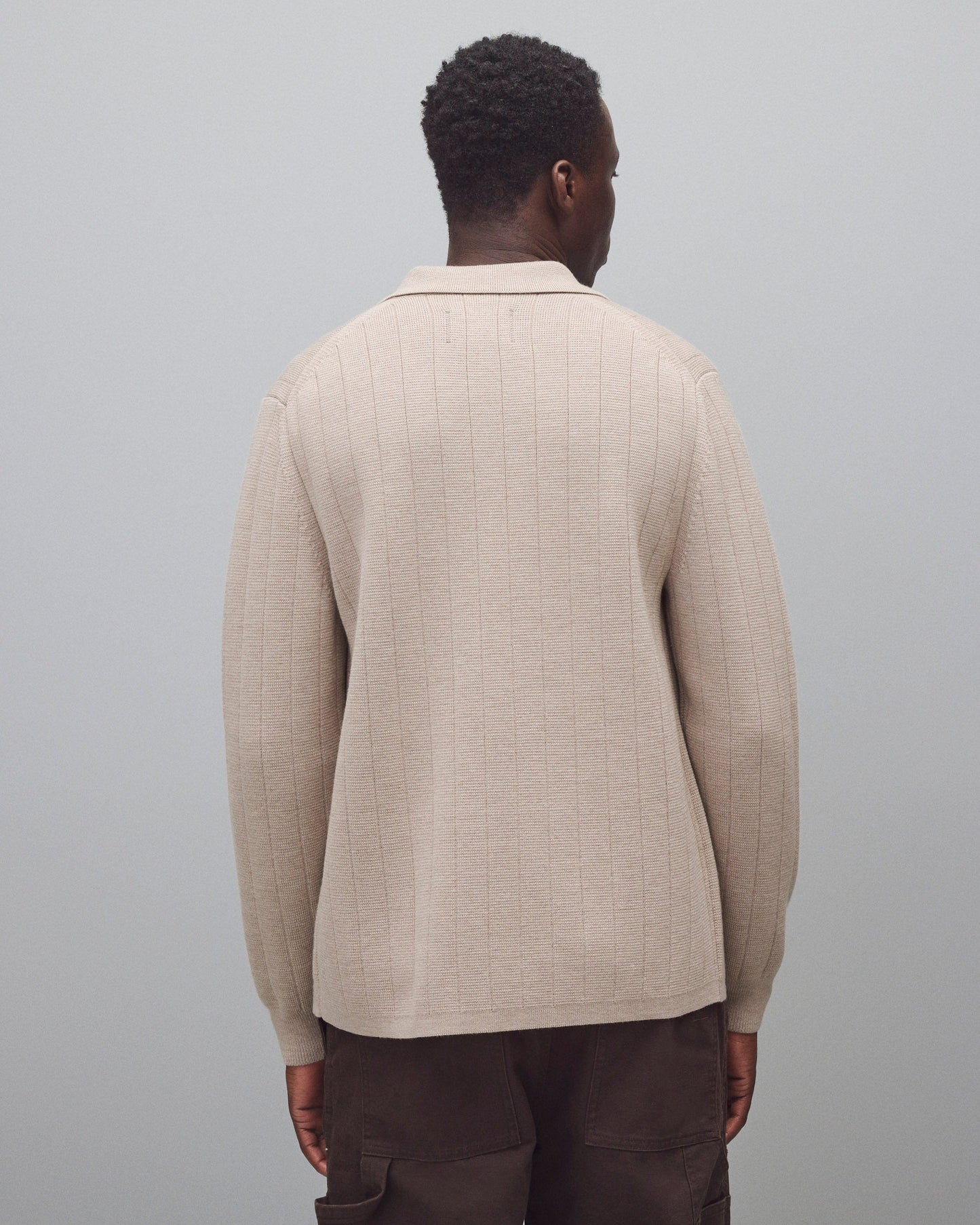Merino Drop Needle Pier Shirt