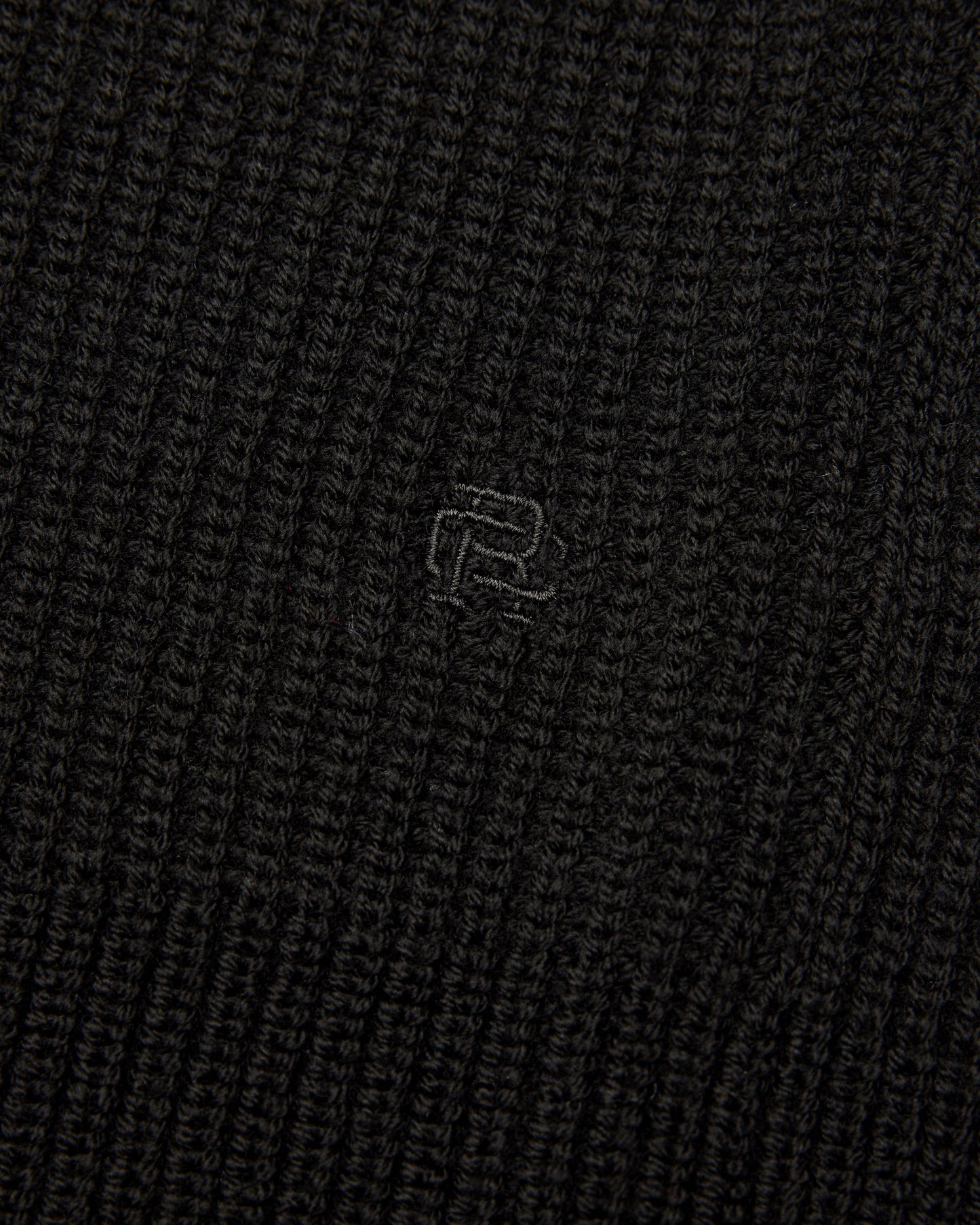Merino Rib Vinnie Quarter Zip