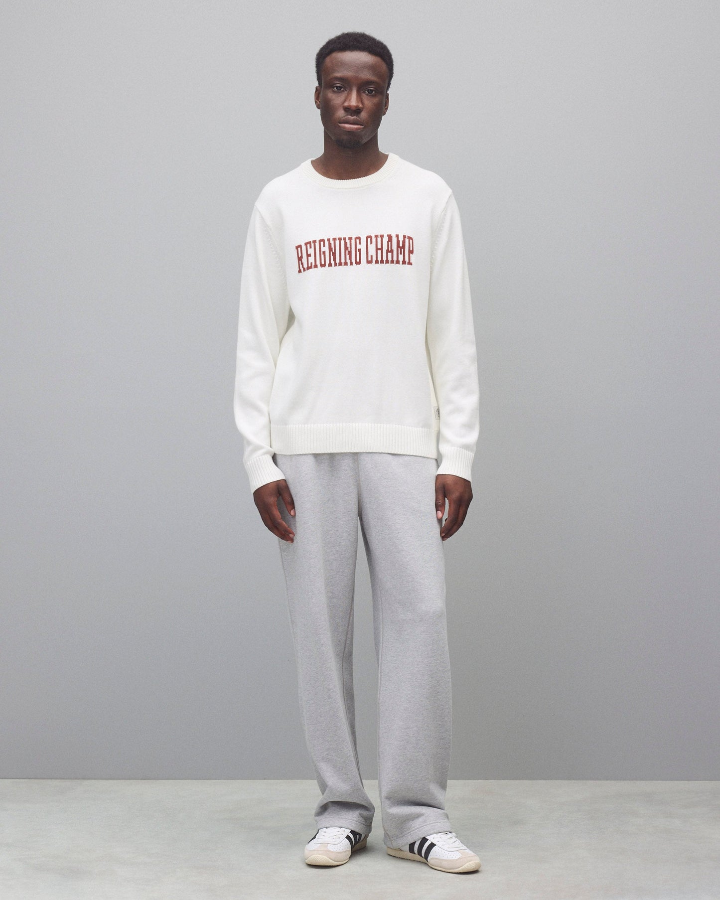 Supima Knit Collegiate Crewneck