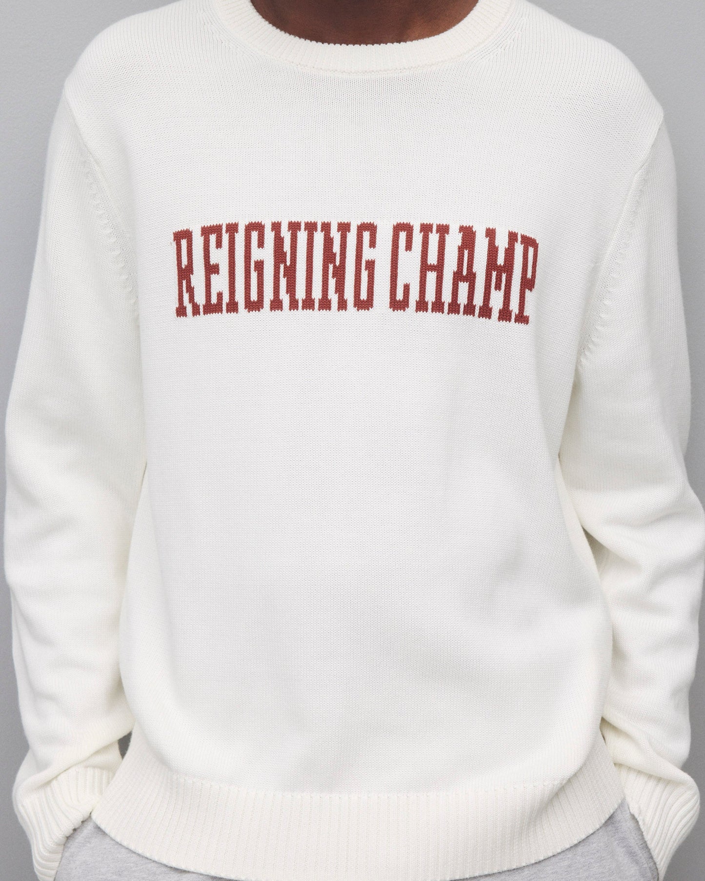 Supima Knit Collegiate Crewneck