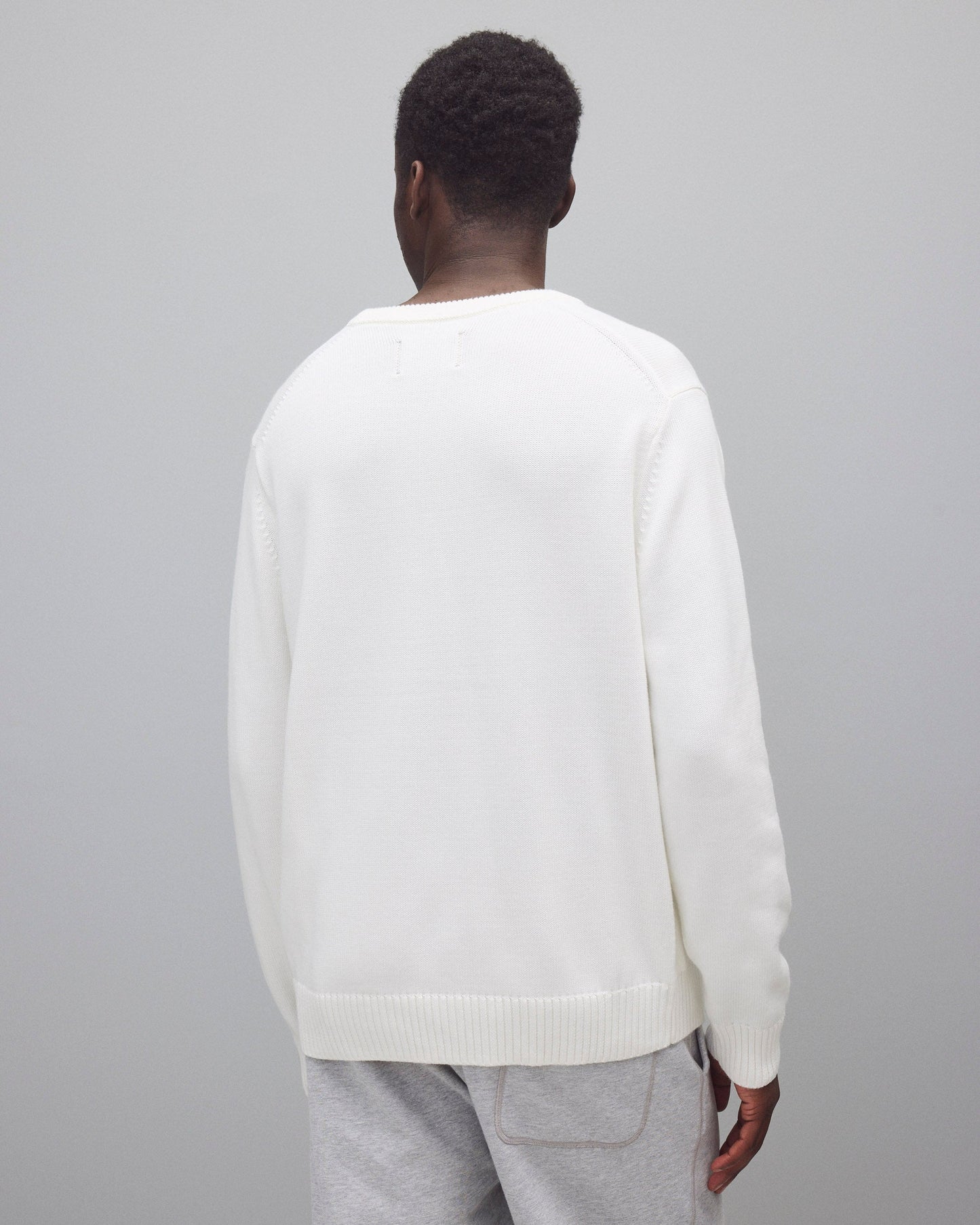 Supima Knit Collegiate Crewneck