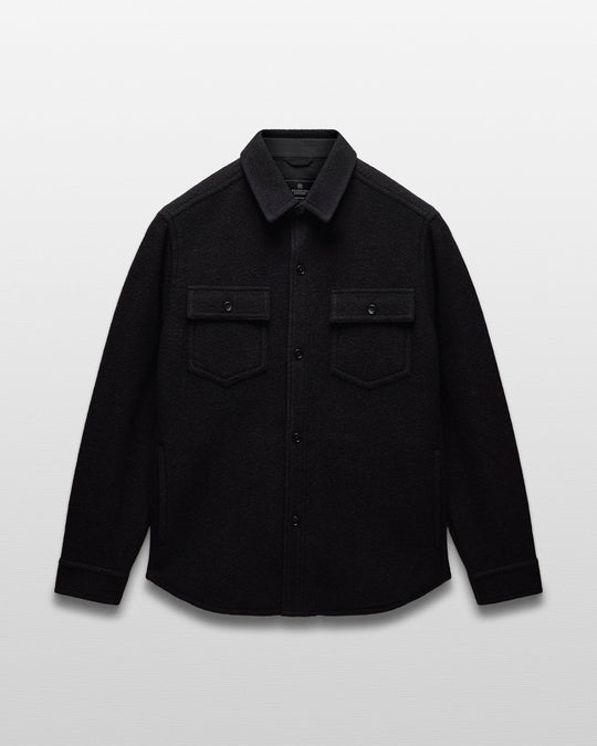 Boiled Wool Warden Overshirt
