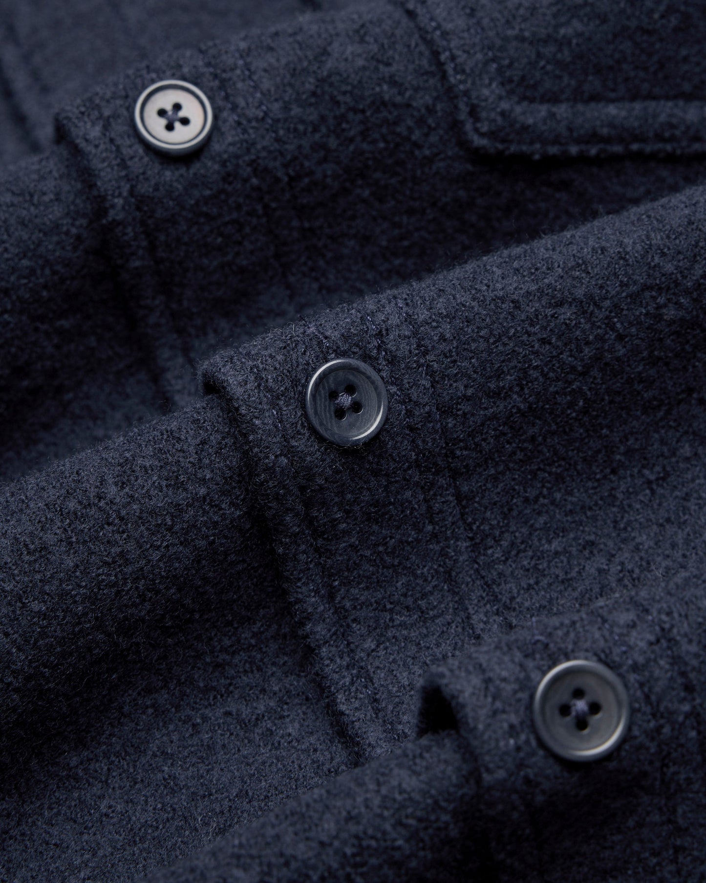 Boiled Wool Warden Overshirt