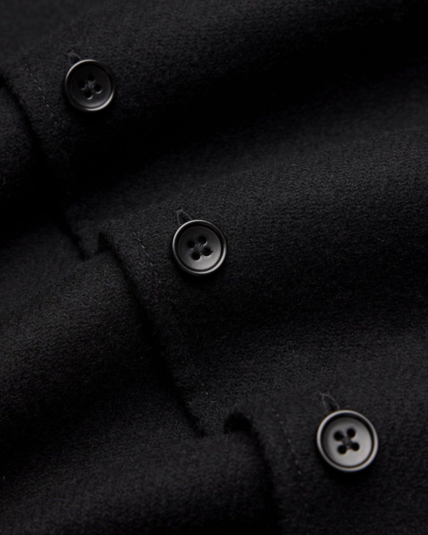 Double Faced Wool Concourse Overshirt