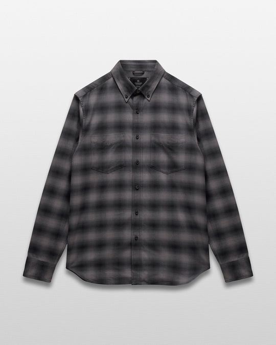 Cotton Plaid Site Standard Shirt