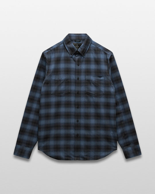 Cotton Plaid Site Standard Shirt