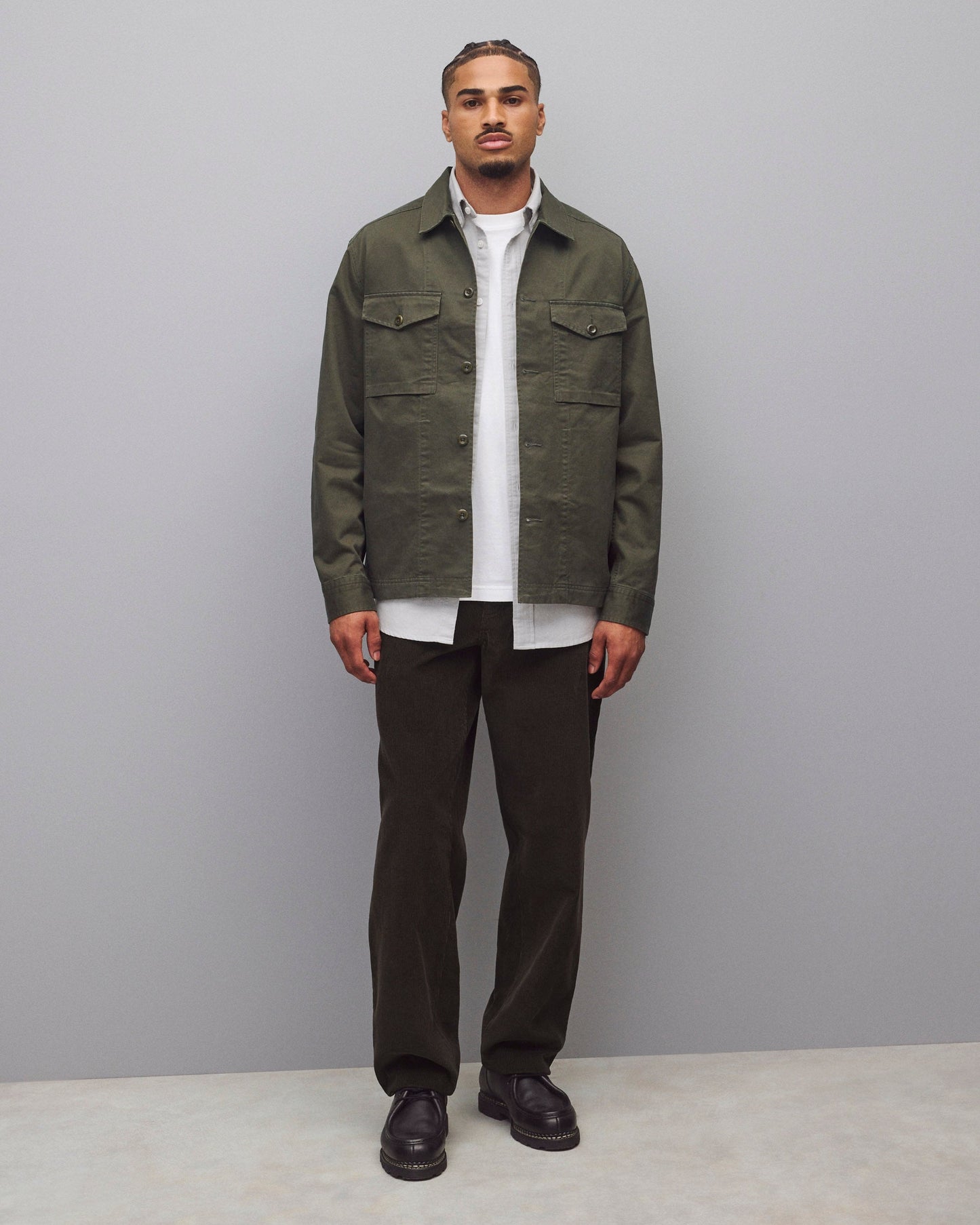 Cotton Chino Keeper Standard Overshirt