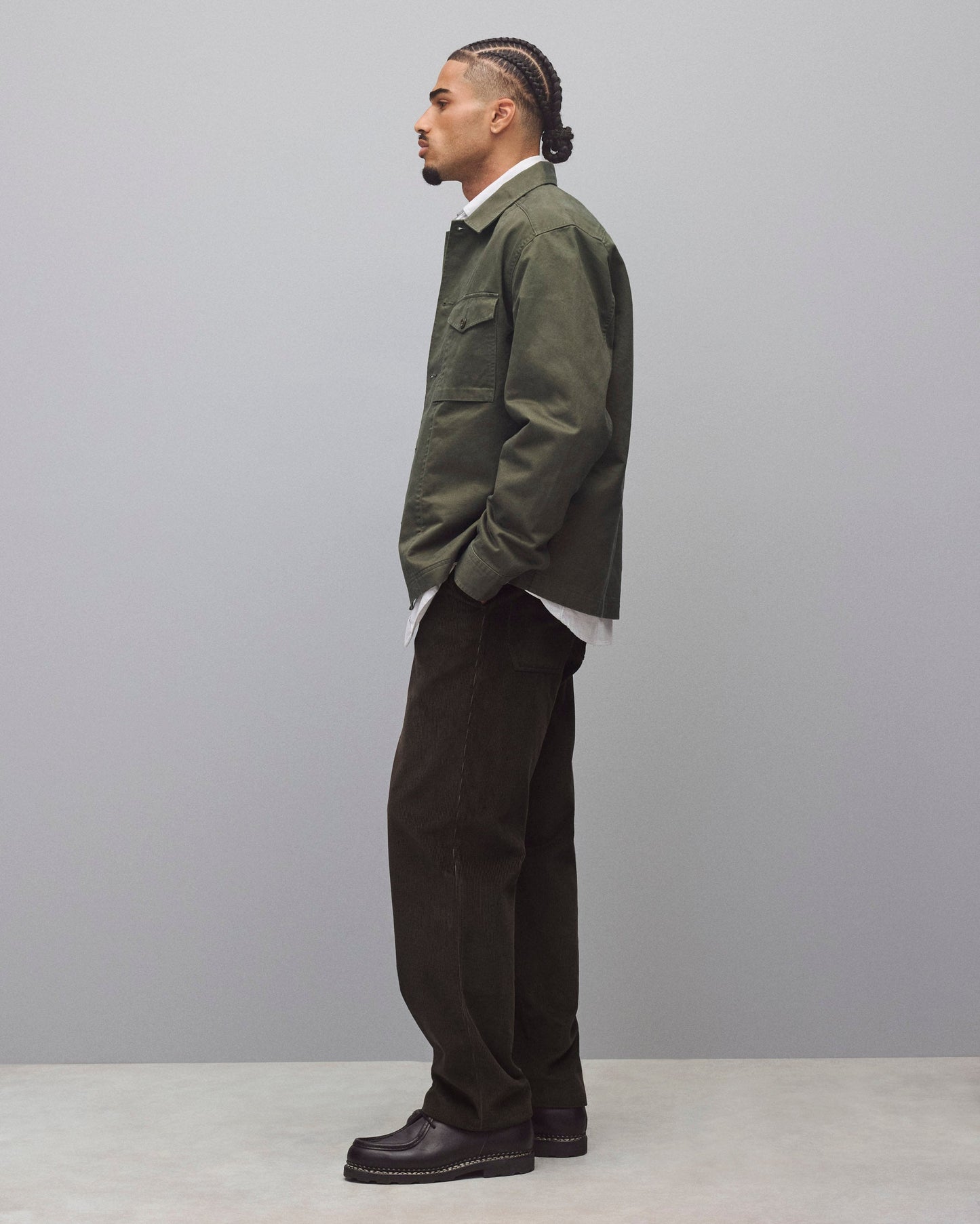 Cotton Chino Keeper Standard Overshirt