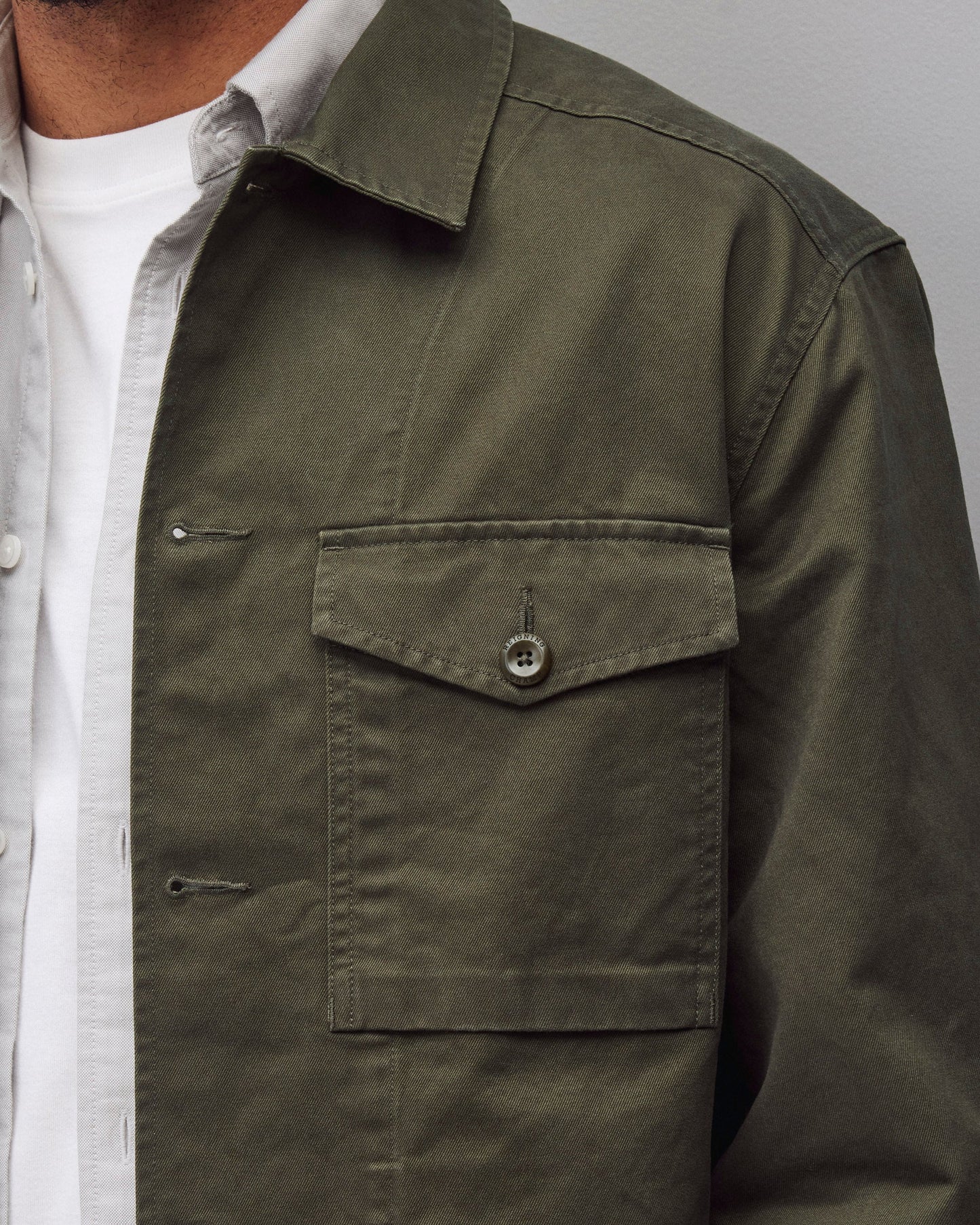 Cotton Chino Keeper Standard Overshirt