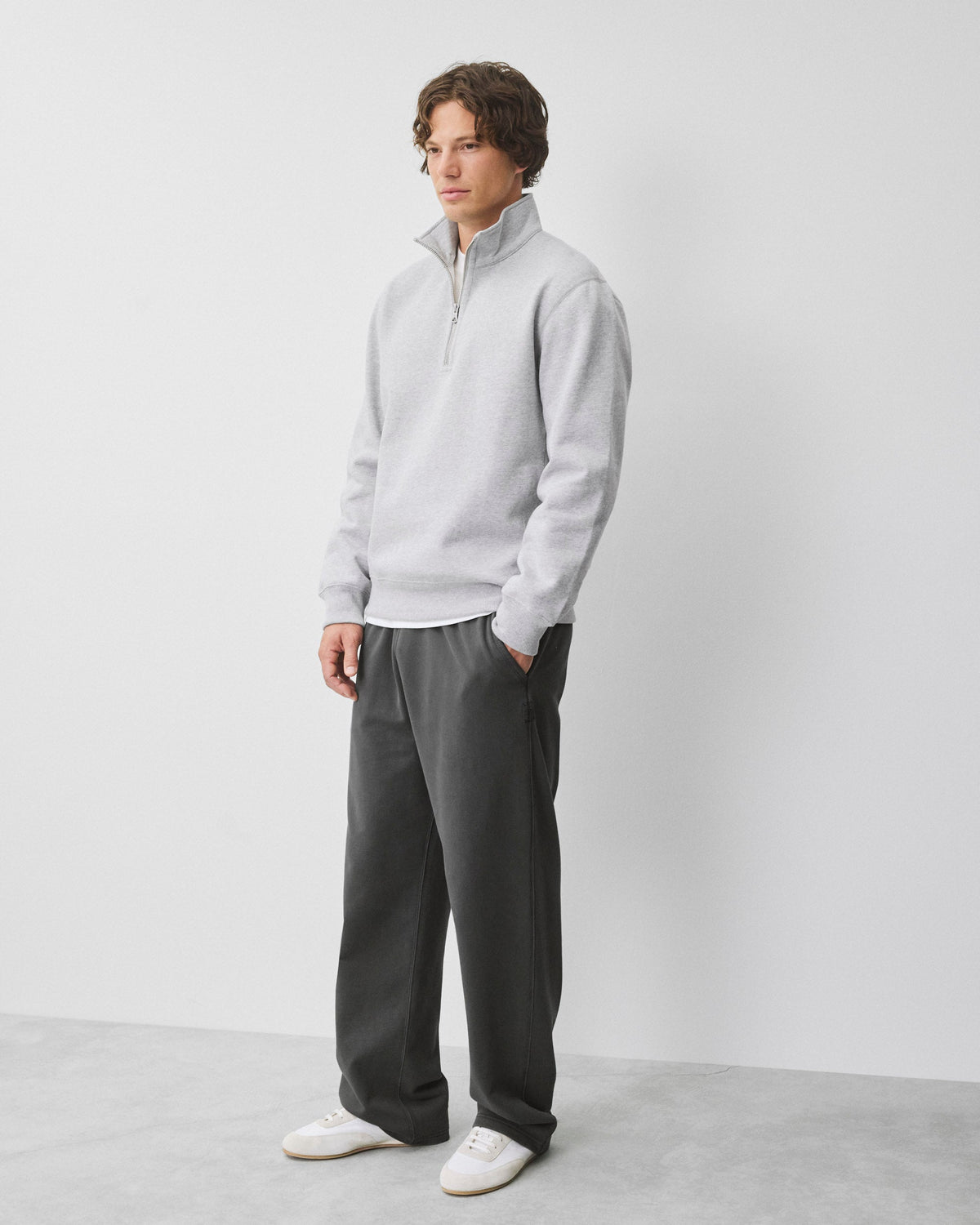 Brushed Fleece Standard Quarter Zip