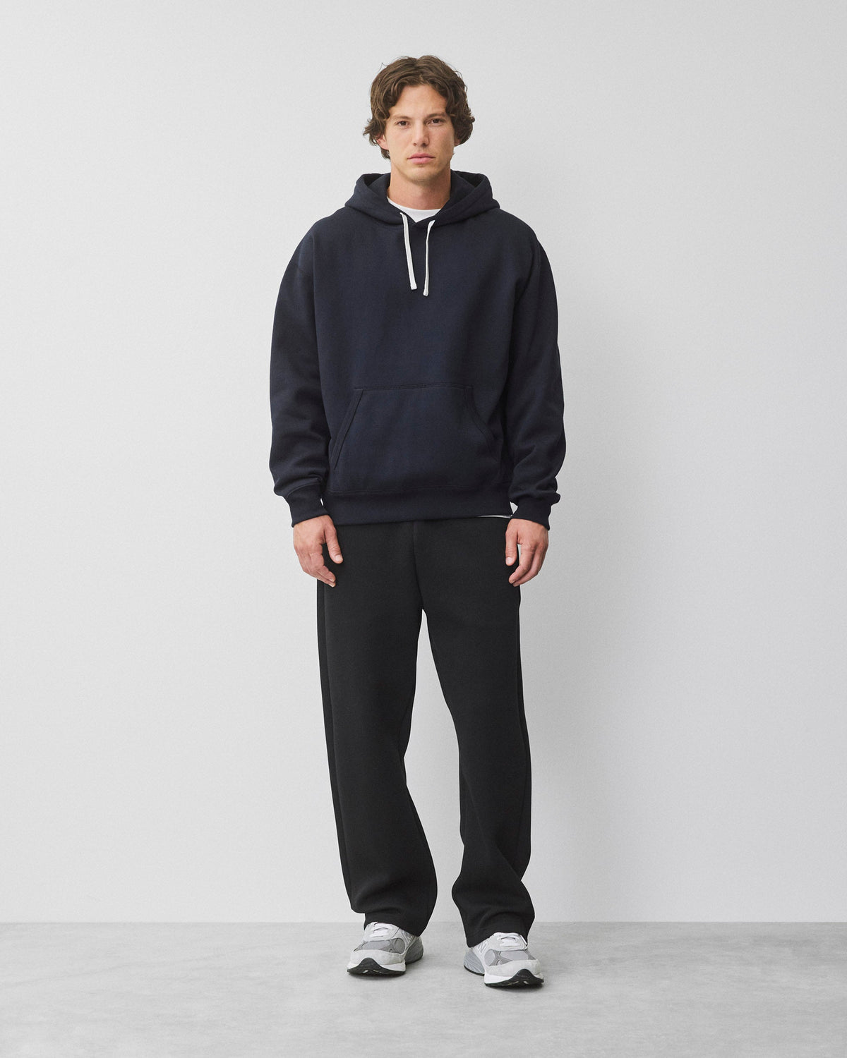 Brushed Fleece Relaxed Hoodie