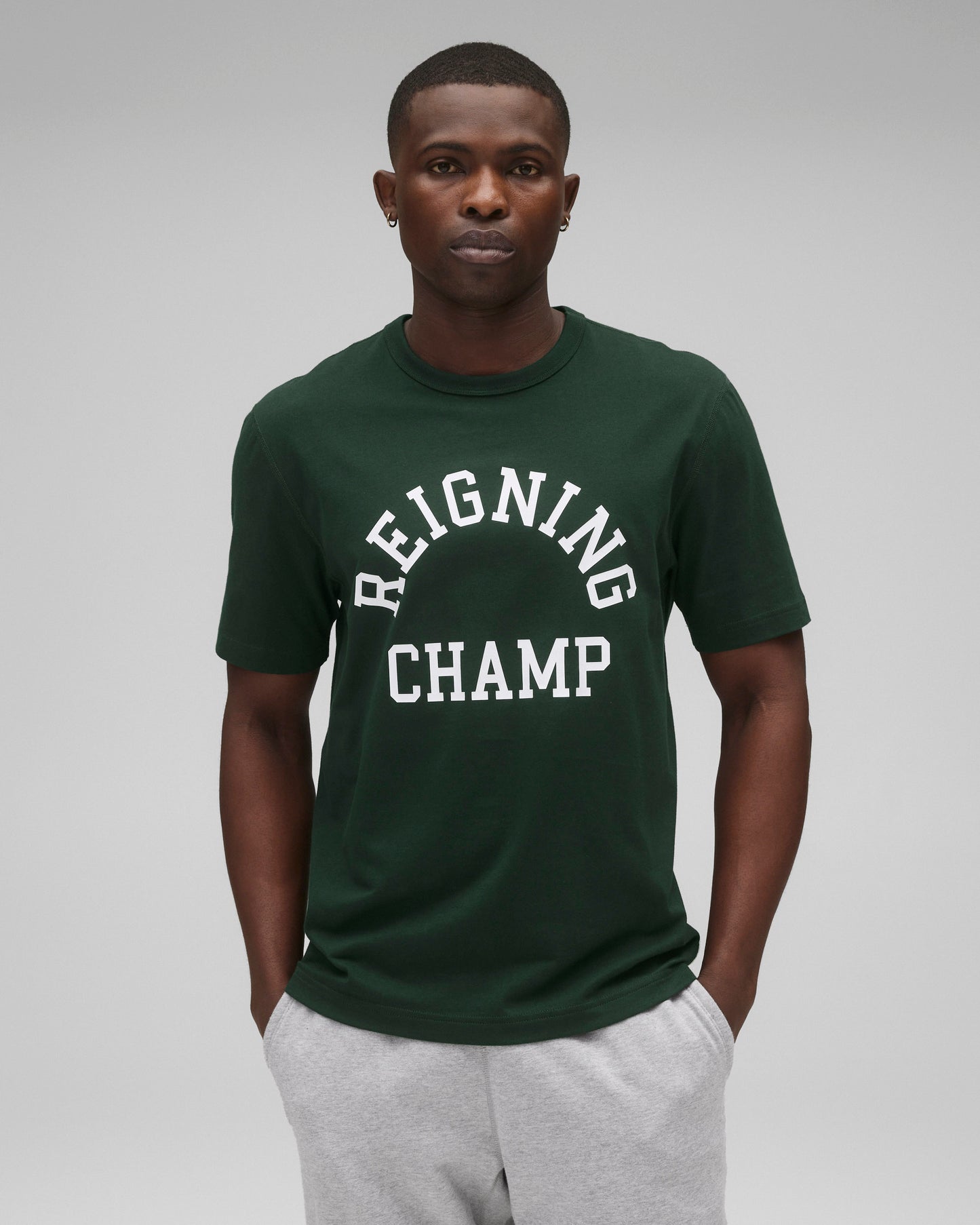 Lightweight Jersey Arch Logo Standard T-Shirt