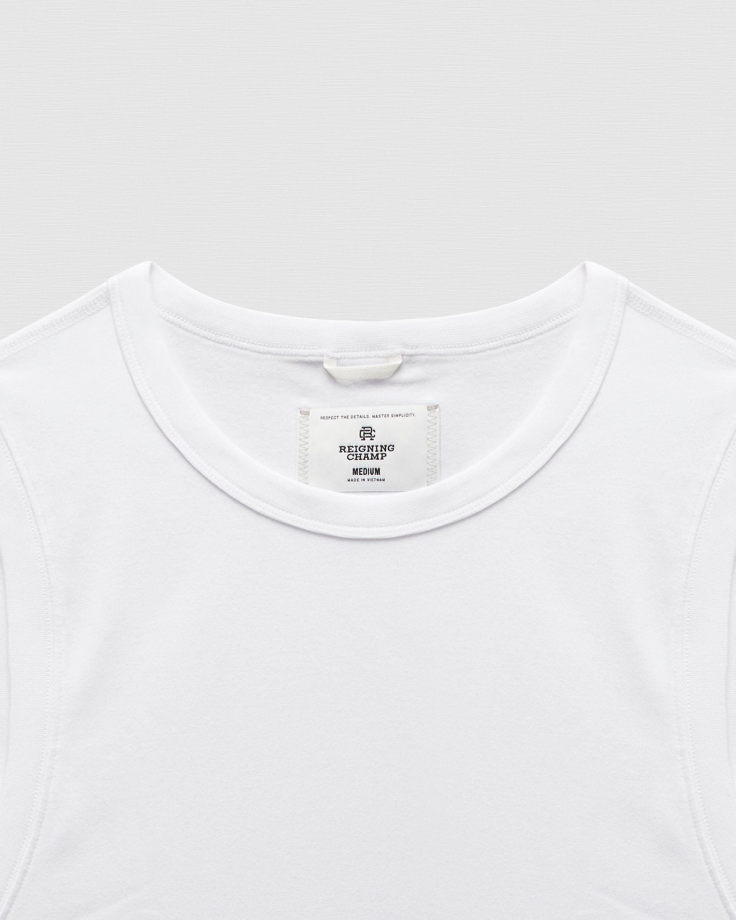 Dual Jersey Slim Sleeveless Shirt
