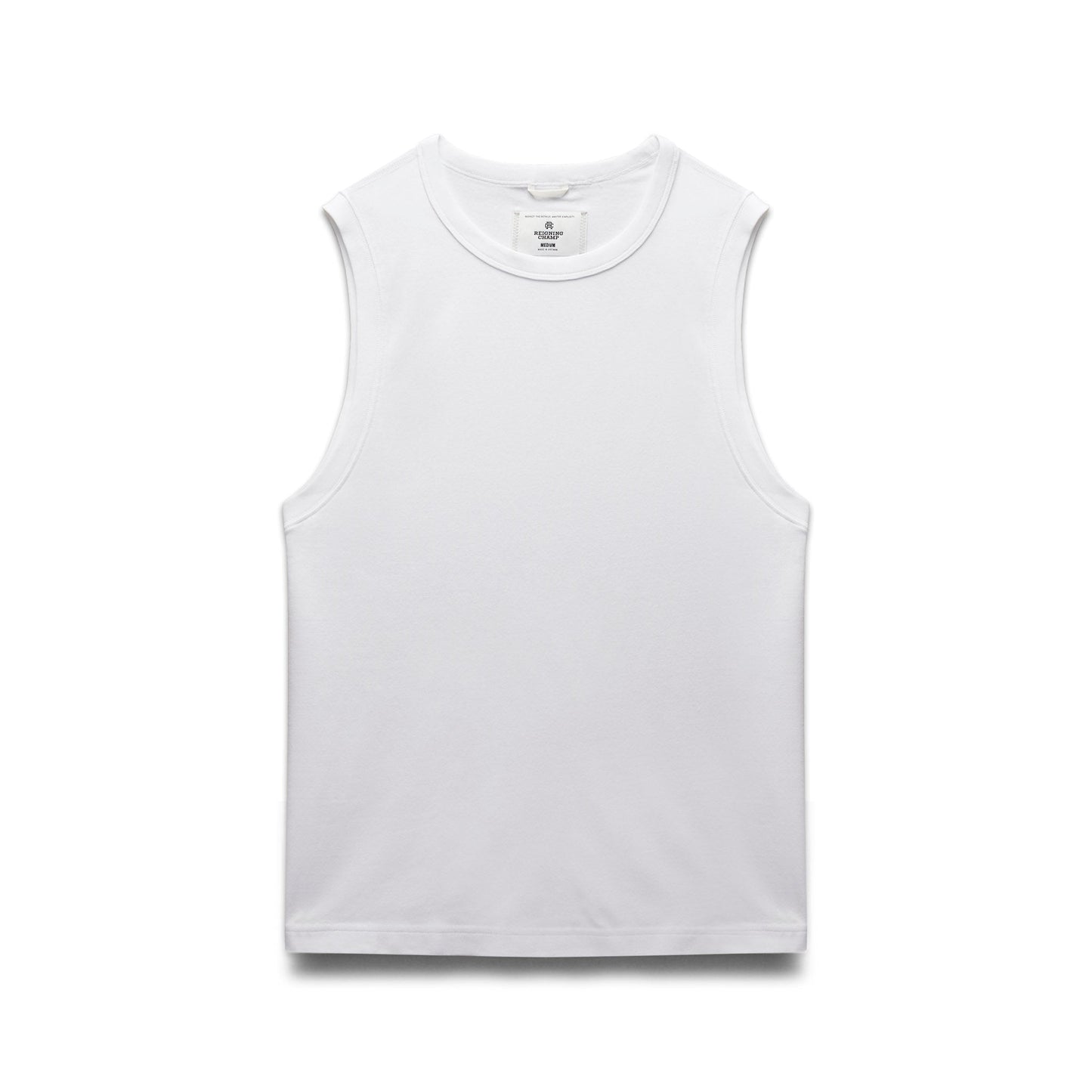 Dual Jersey Slim Sleeveless Shirt