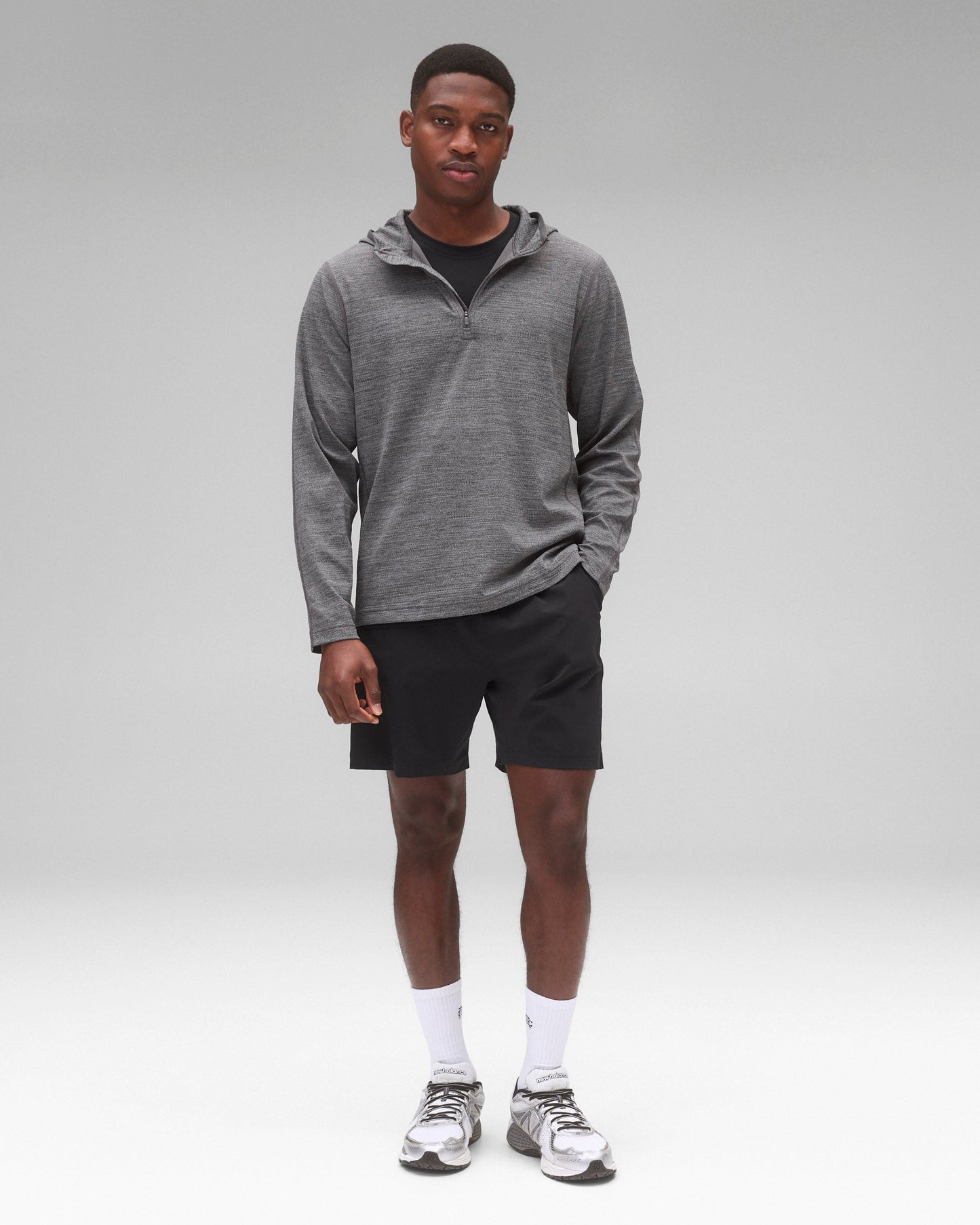 Solotex Mesh Tiebreak Standard Quarter Zip Hoodie