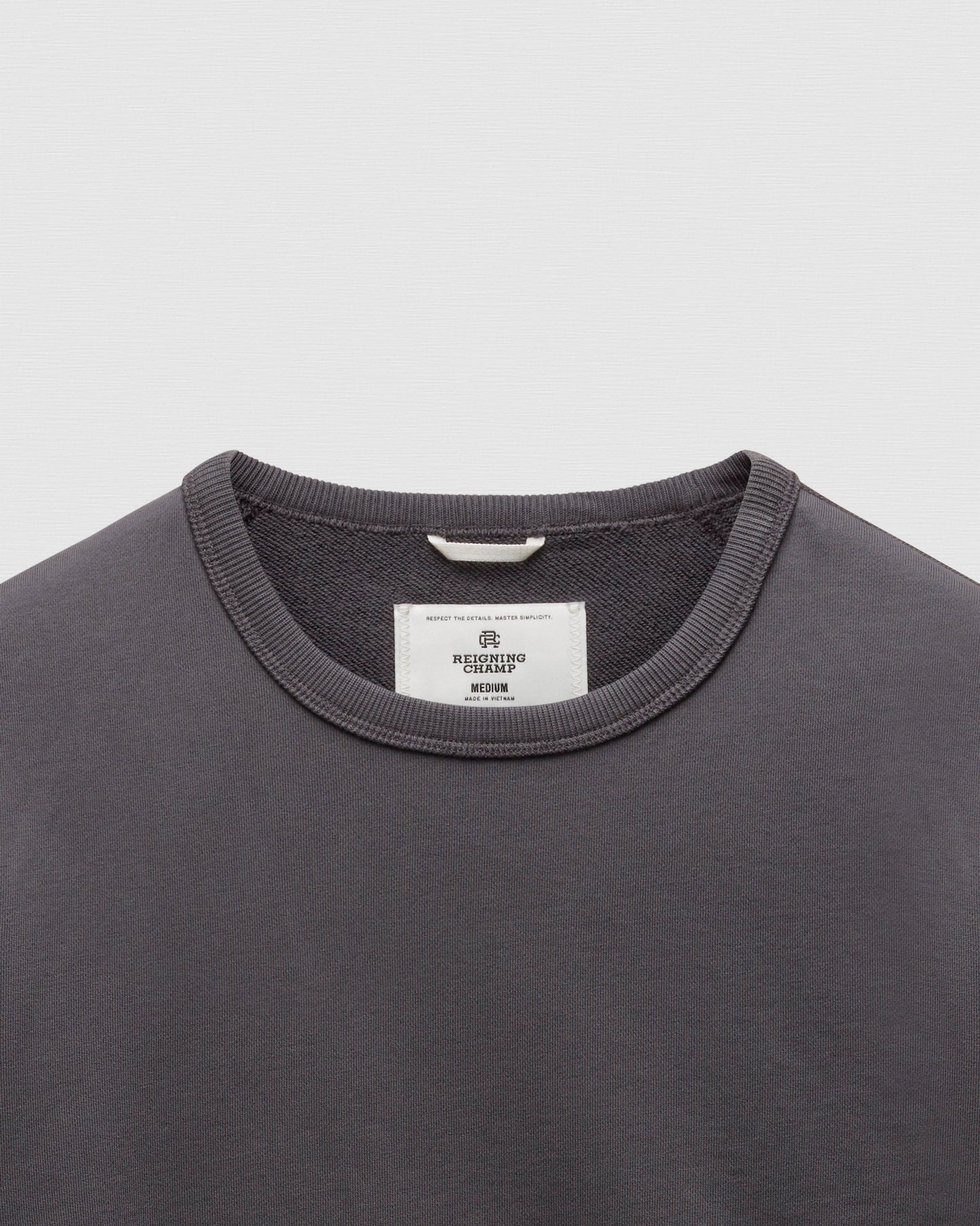 Midweight Terry Slim Crewneck