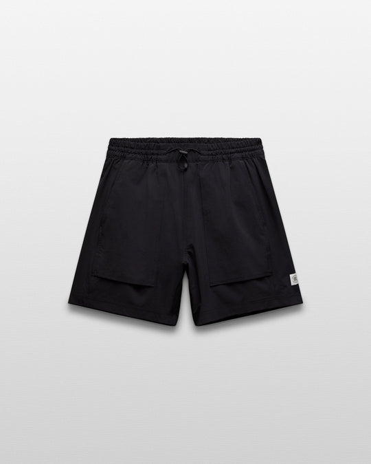 Stretch Nylon Utility Standard Swim Short 6"