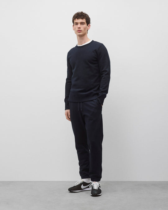 Midweight Terry Slim Crewneck