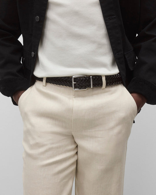 Braided Leather Belt