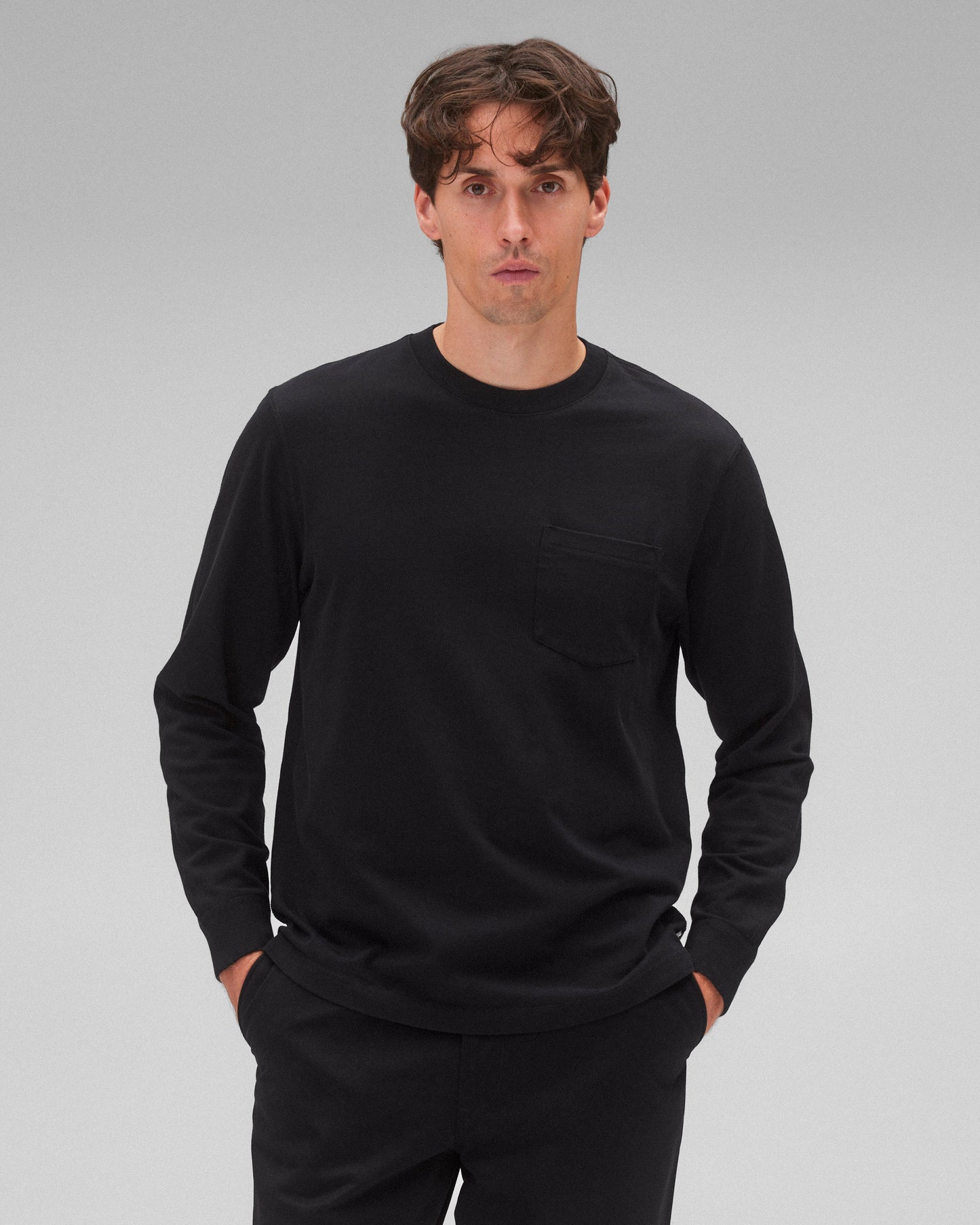 Midweight Jersey Standard Pocket Long Sleeve