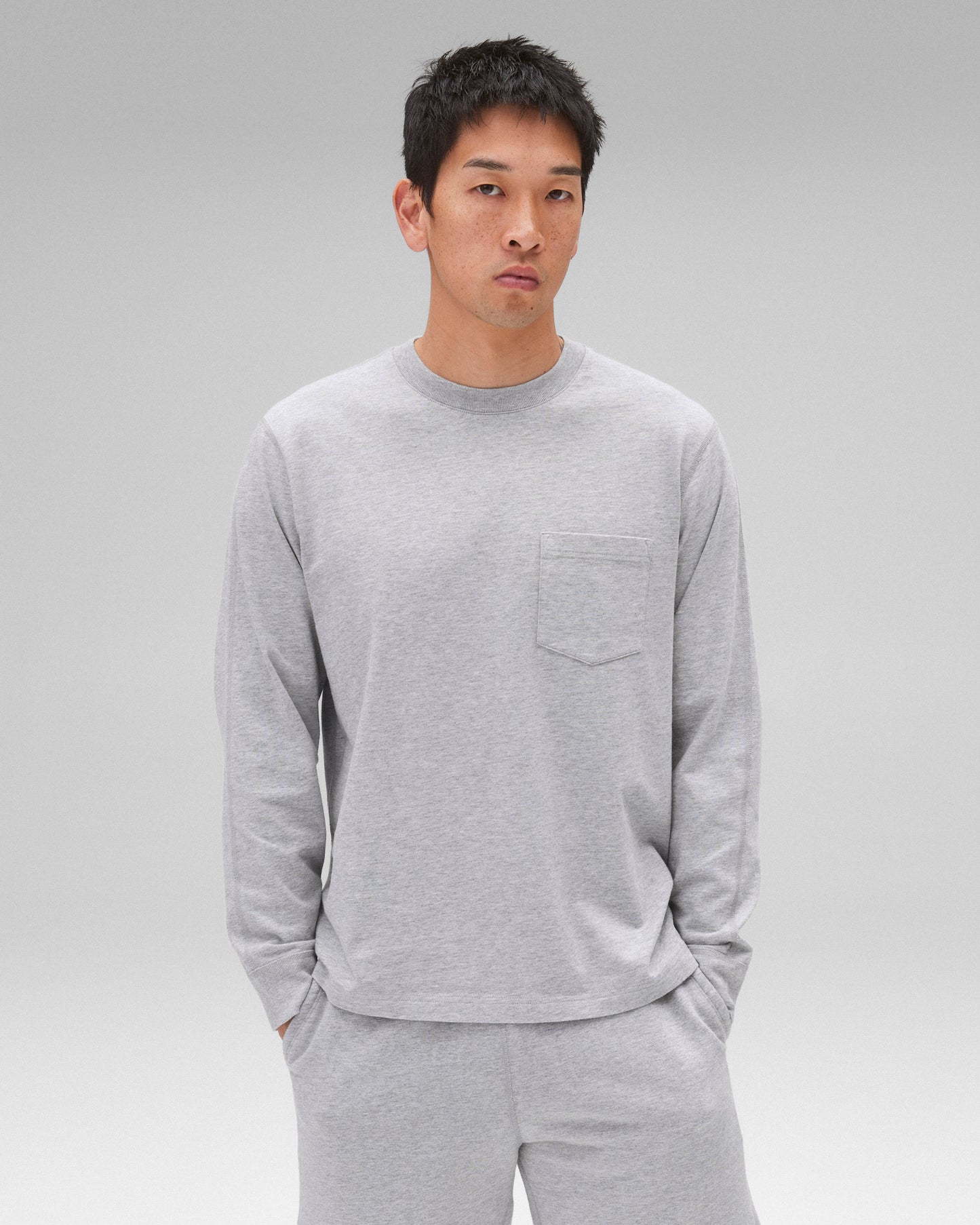 Midweight Jersey Standard Pocket Long Sleeve