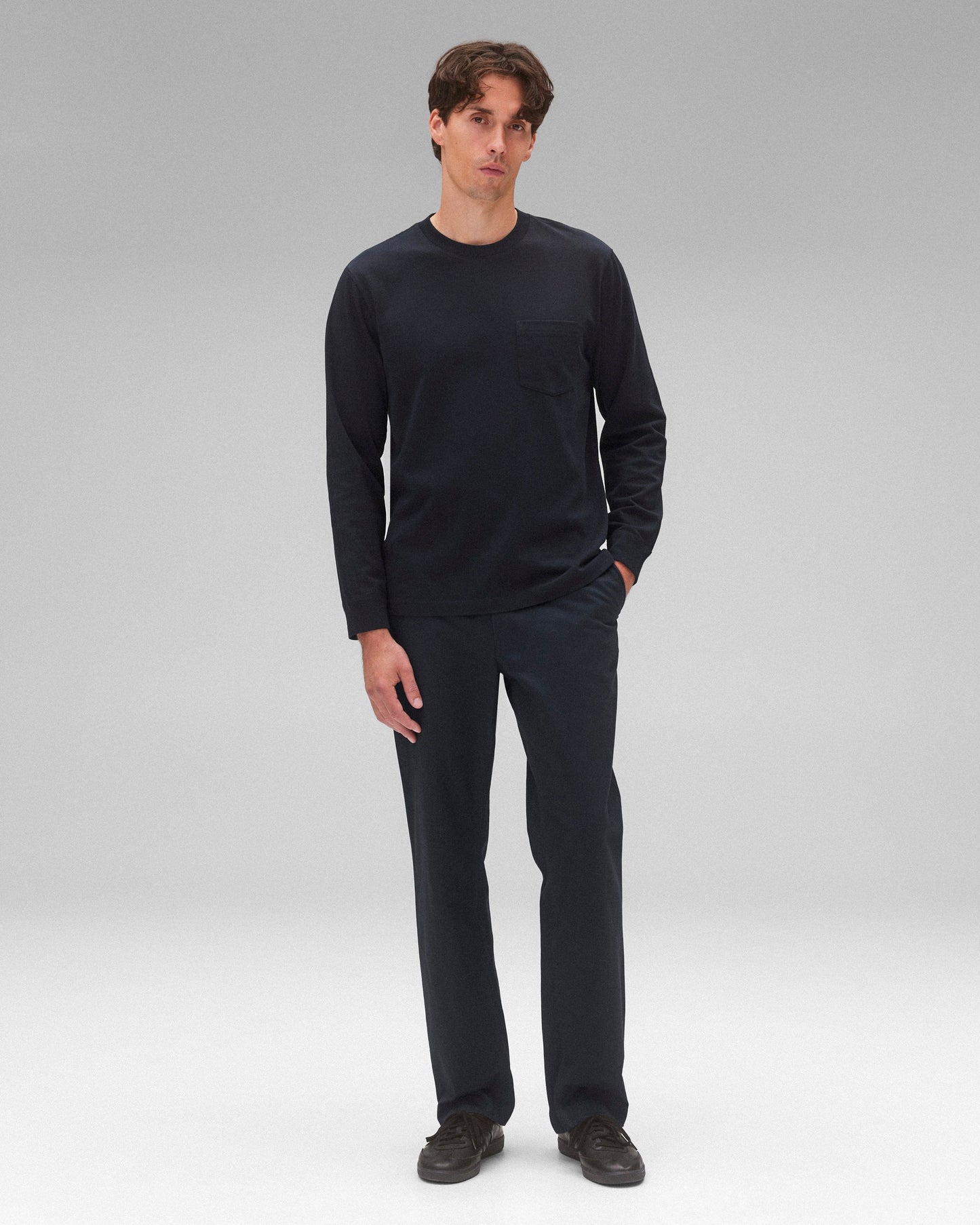 Midweight Jersey Standard Pocket Long Sleeve