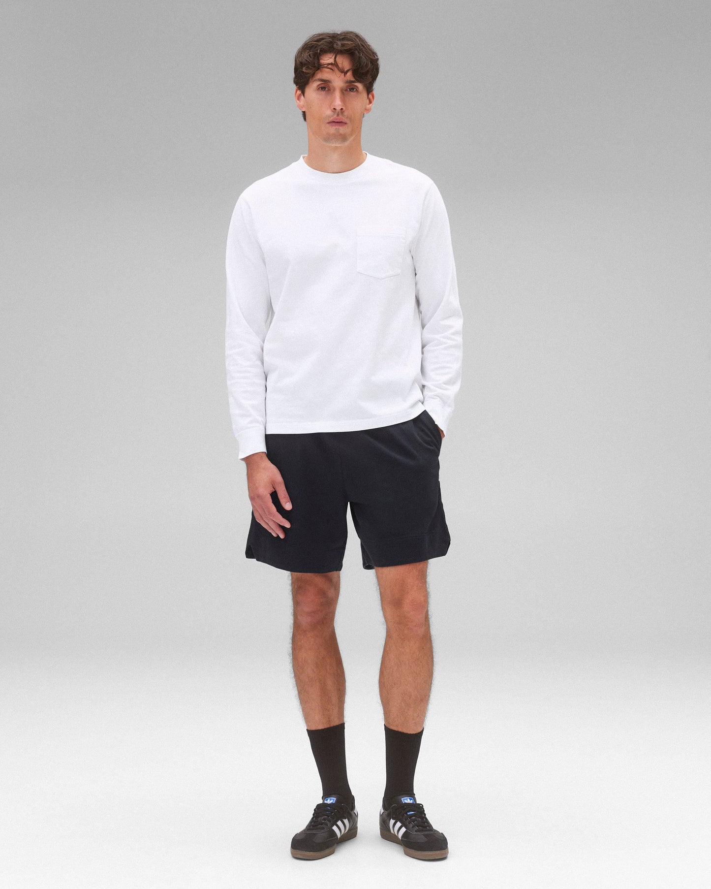 Midweight Jersey Standard Pocket Long Sleeve