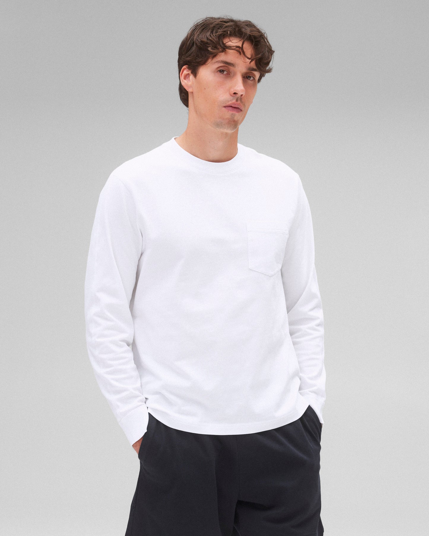 Midweight Jersey Standard Pocket Long Sleeve