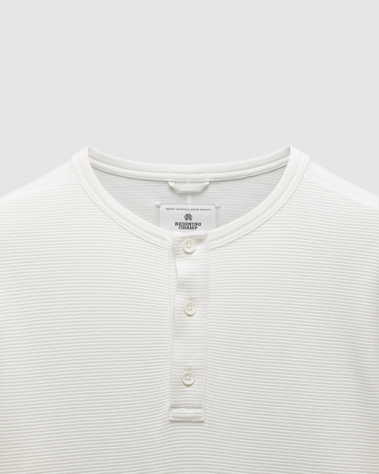 Lighweight Waffle Henley