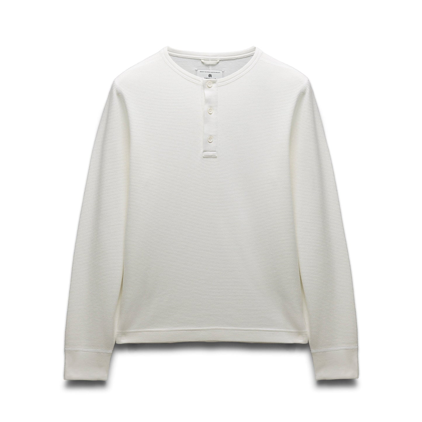 Lighweight Waffle Henley