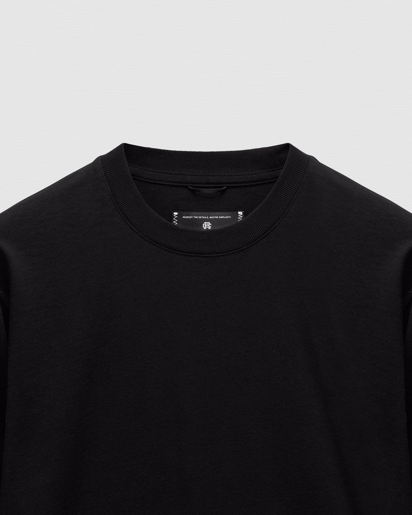 Kyoto Black Midweight Jersey Classic Long Sleeve