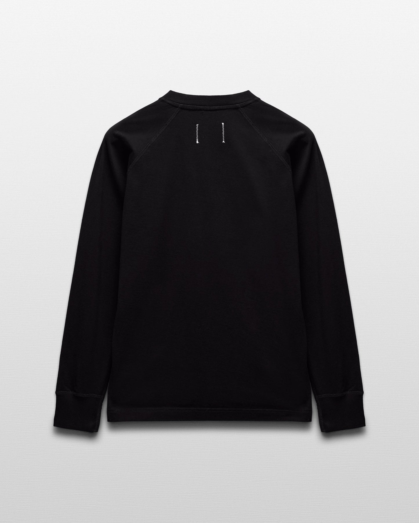 Kyoto Black Midweight Jersey Classic Long Sleeve
