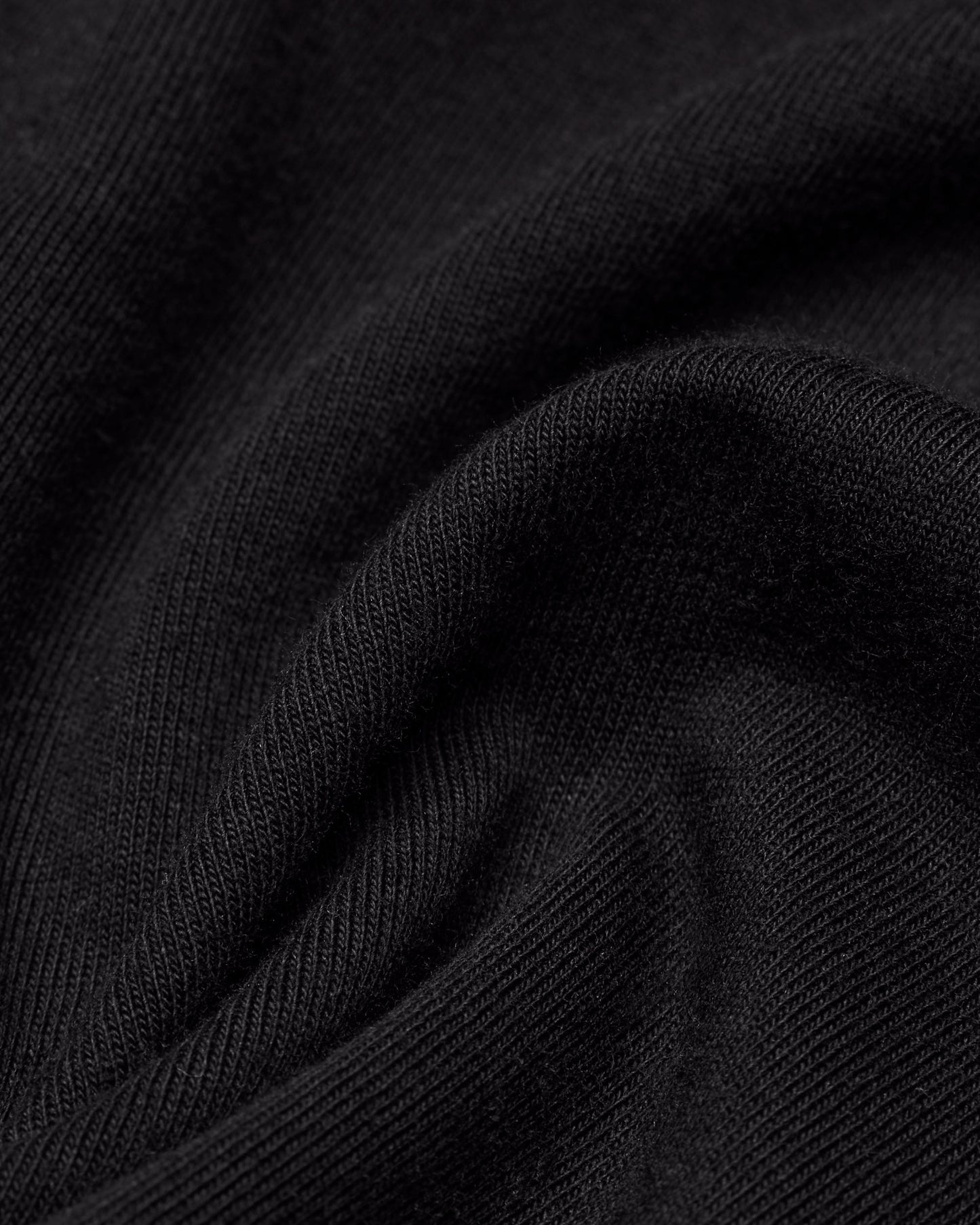 Kyoto Black Midweight Jersey Classic Long Sleeve