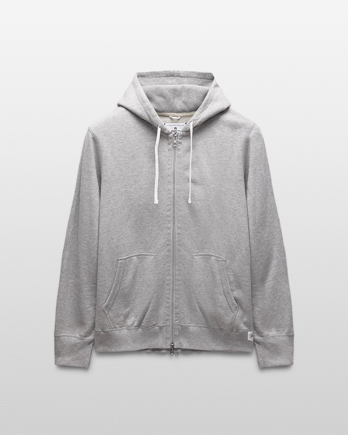 Midweight Terry Slim Zip Hoodie
