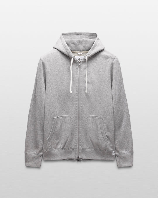 Midweight Terry Slim Zip Hoodie