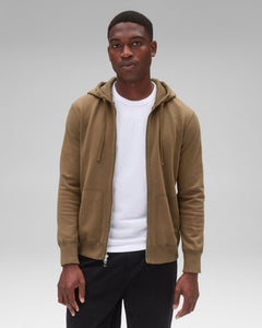 Midweight Terry Slim Zip Hoodie