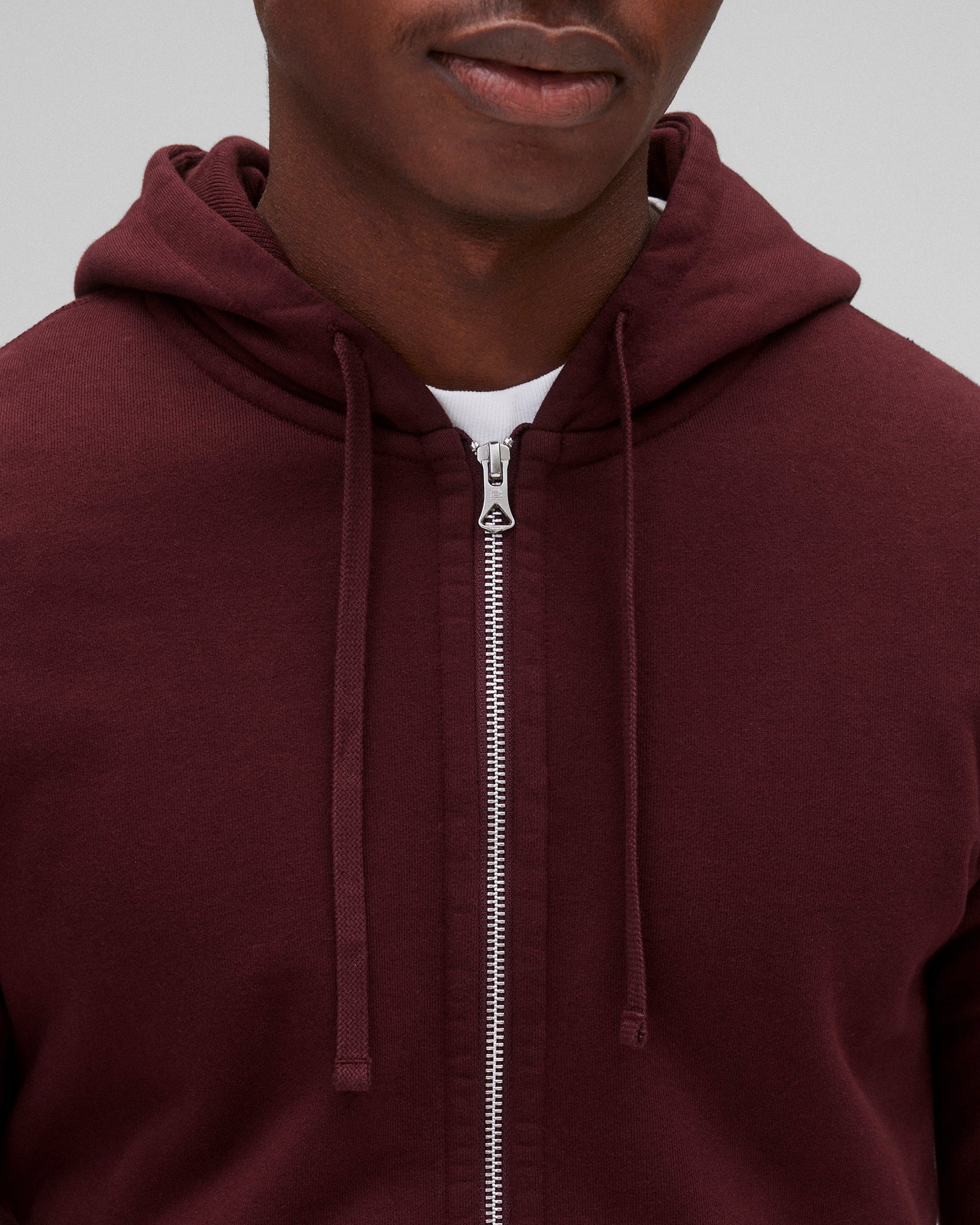Midweight Terry Slim Zip Hoodie - Vault