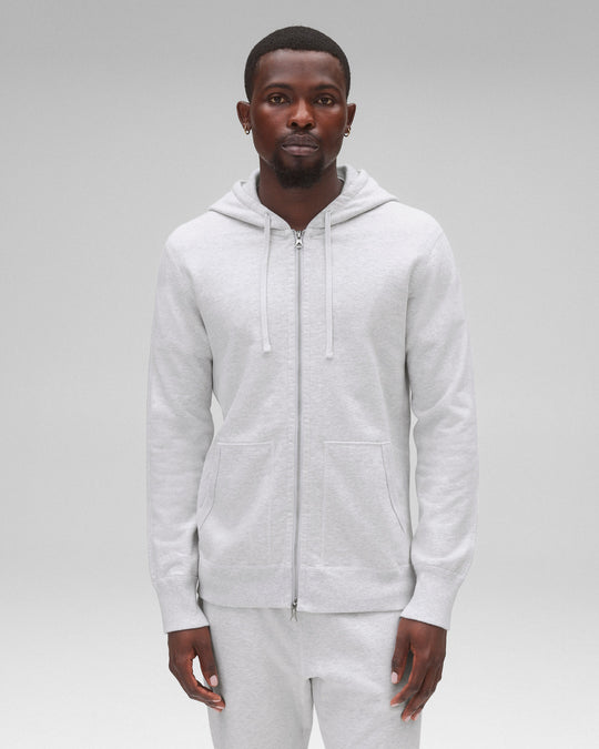 Midweight Terry Slim Zip Hoodie - Vault